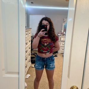 American Eagle ripped Jean shorts